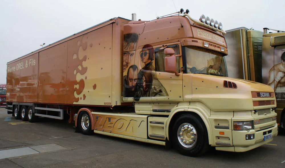 90577 -Tekno -Scania Torpedo  2achs mit 3 achs Auflieger "Pierre OREL & FILS FR.