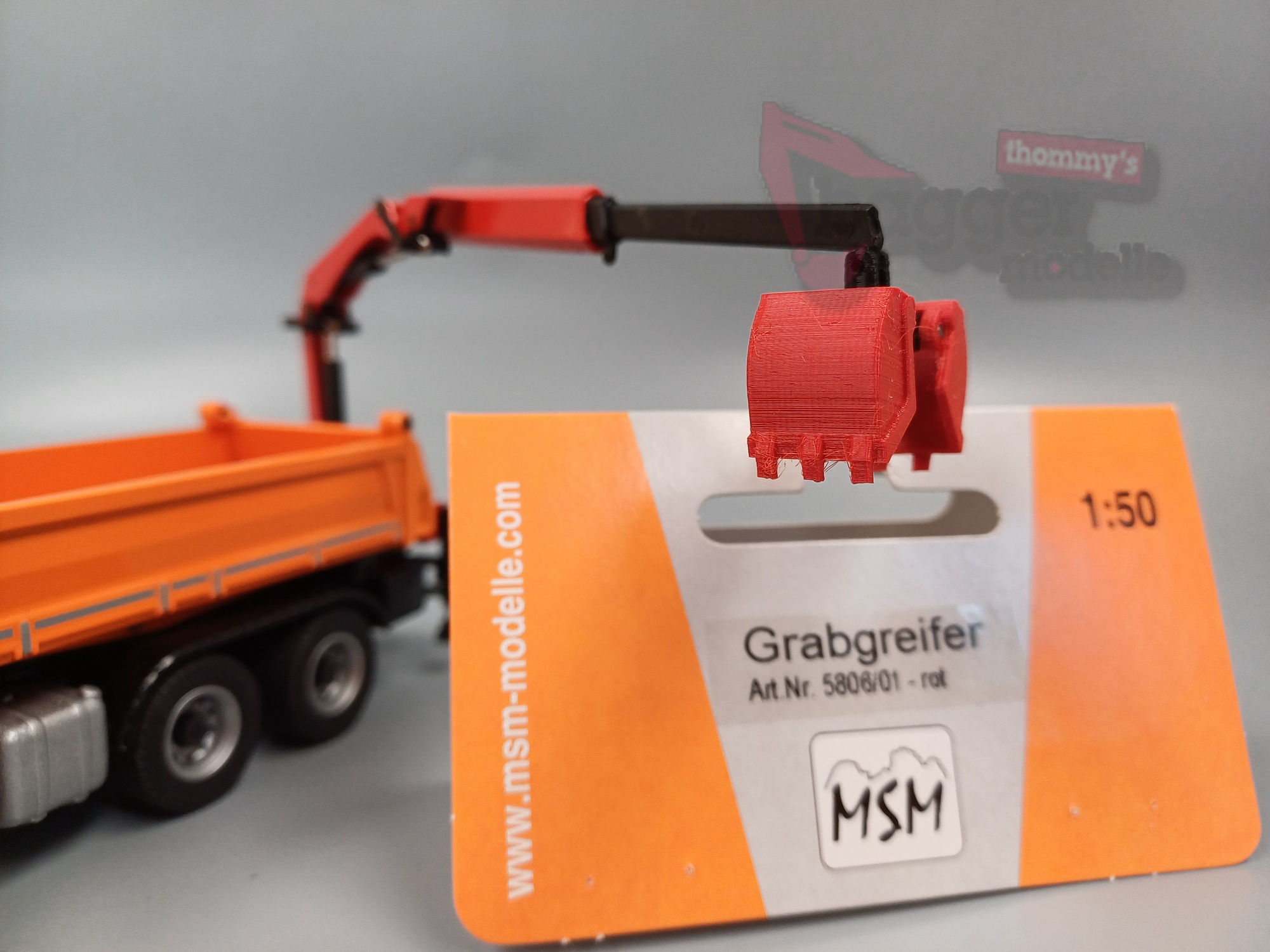 5806-1 MSM - Grabgreifer rot