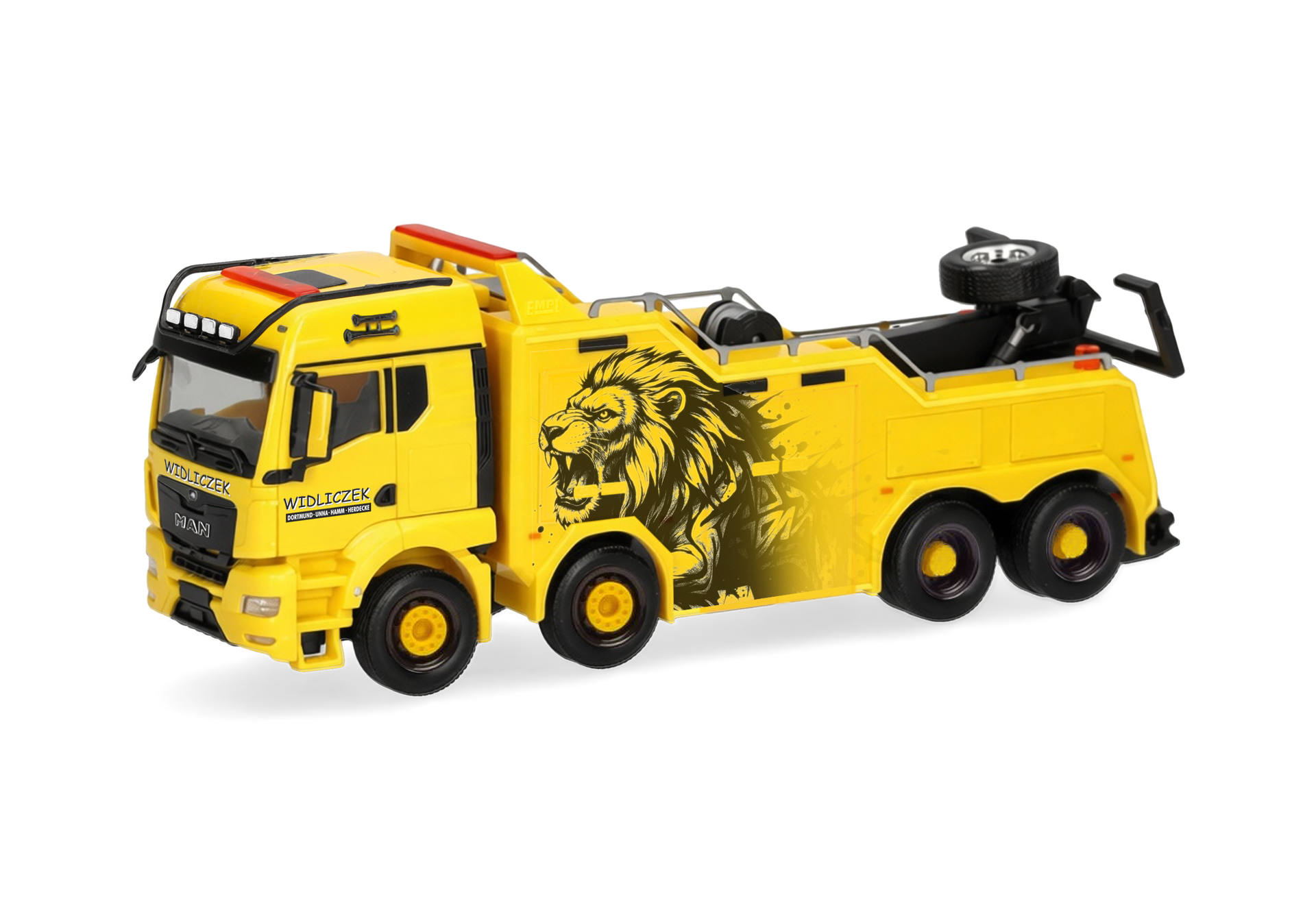 318587 -Herpa - MAN TGS TM Empl Bison Bergefahrzeug "Widliczek"