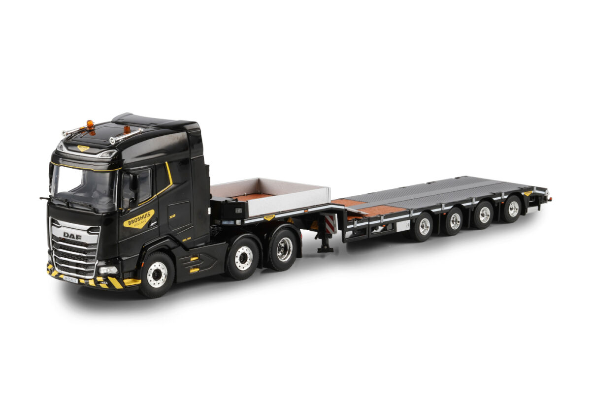 04-2244 - WSI - DAF XG MY25 6X2 3achs Zugmaschine mit 4achs Broshuis Tieflader - Broshuis - NL