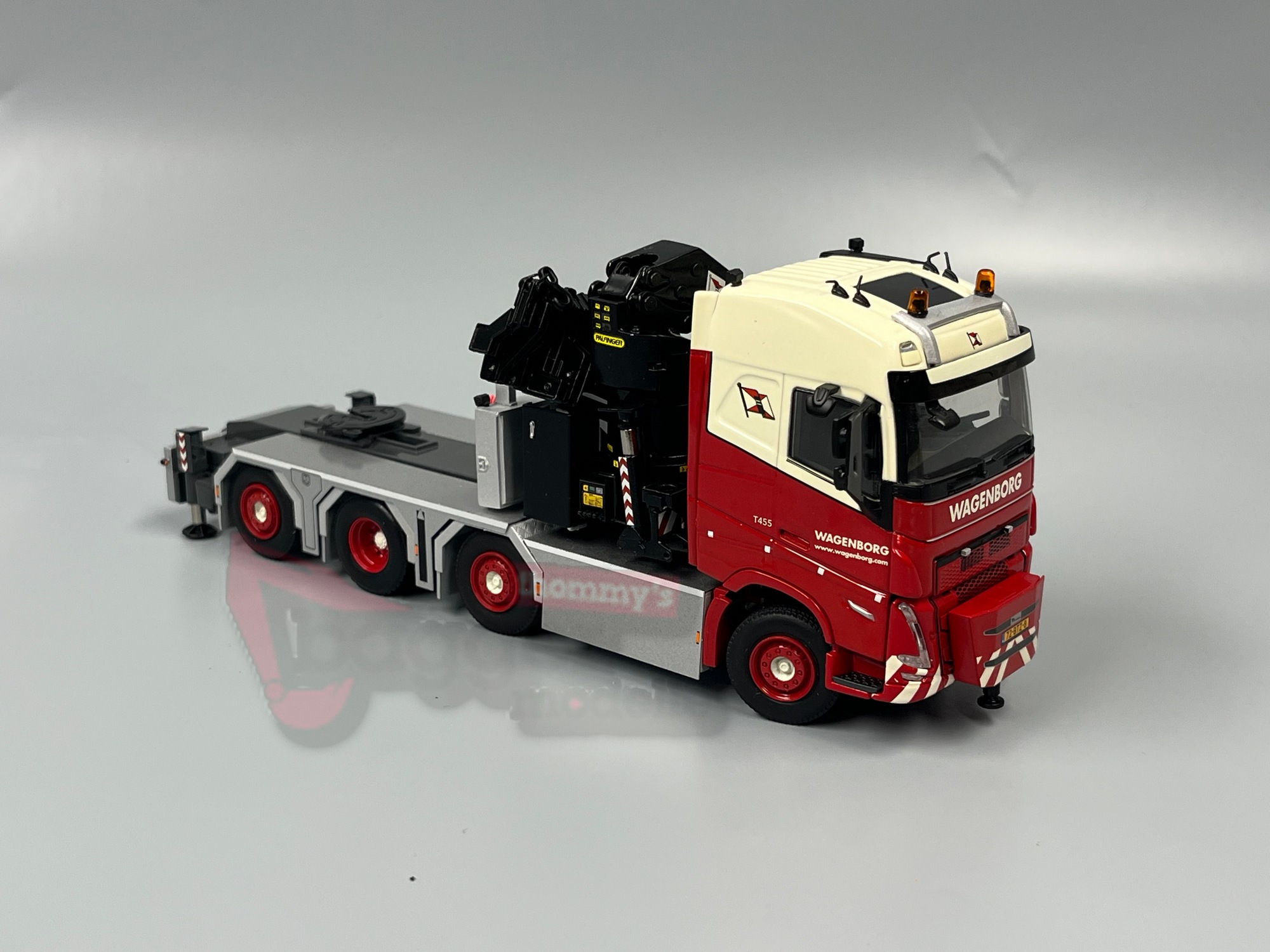 01-4871 -WSI - Volvo FH5 Gl. 8x2 Zugmaschine mit Palfinger PK92002 SH - Wagenborg Nedlift - NL