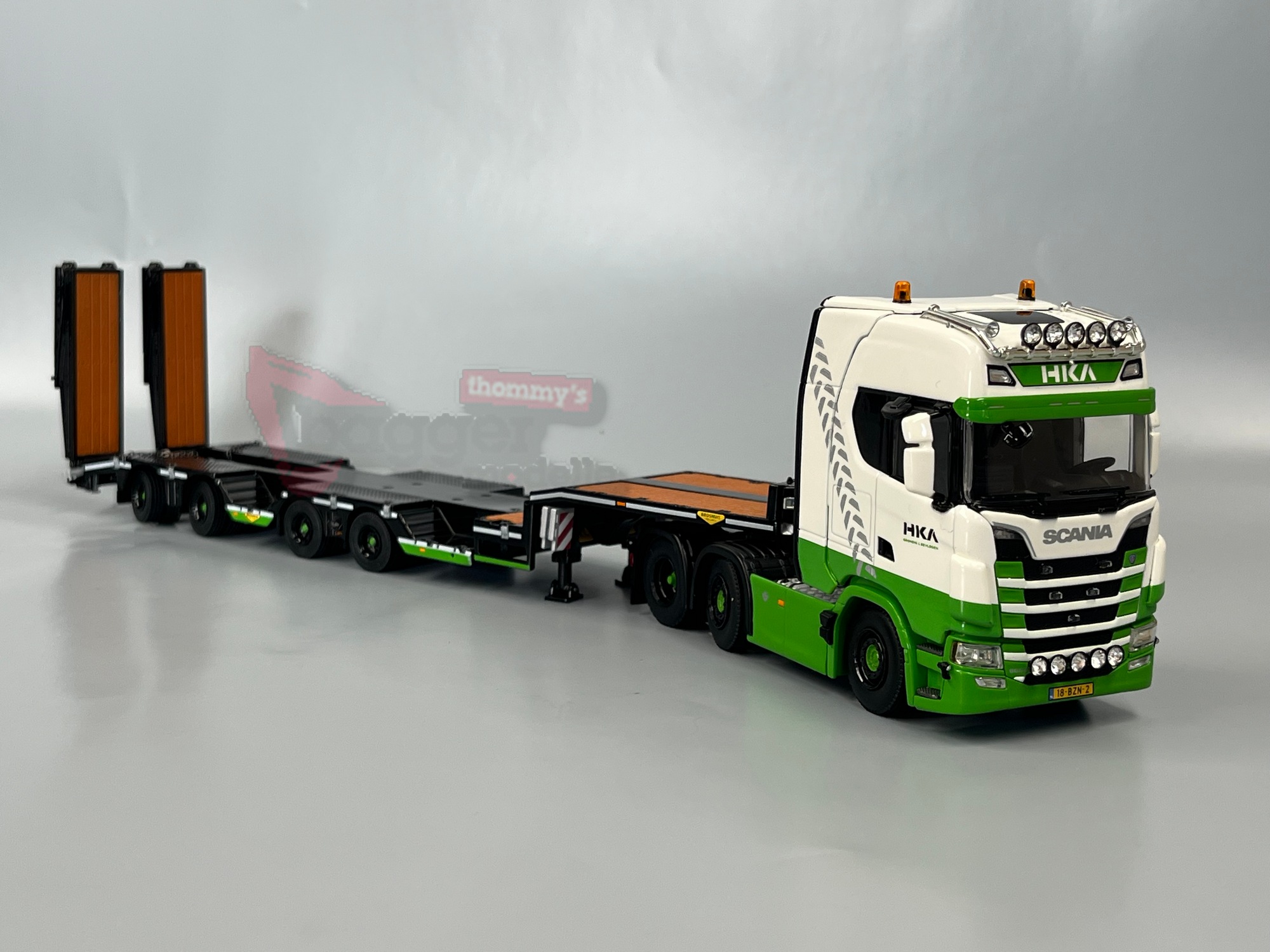 01-5299 -WSI - Scania S Highline CS 20H Doppellenker-Tieflader - 4 Achs - HKA -NL