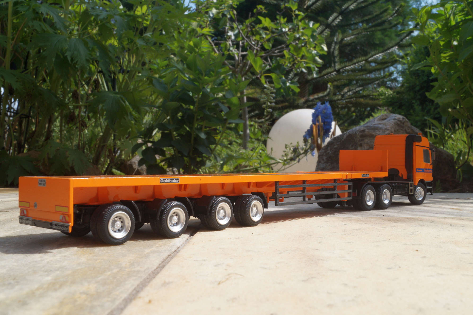 Mercedes Benz Actros 3achs mit 4achs Ballastauflieger "Titschkus"