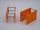 150123 - 3D-Druckfactory -Verbaubox / Verbaukasten - Maßstab 1:50 - 2 Stück - Platte 70x50 mm - Farbe orange