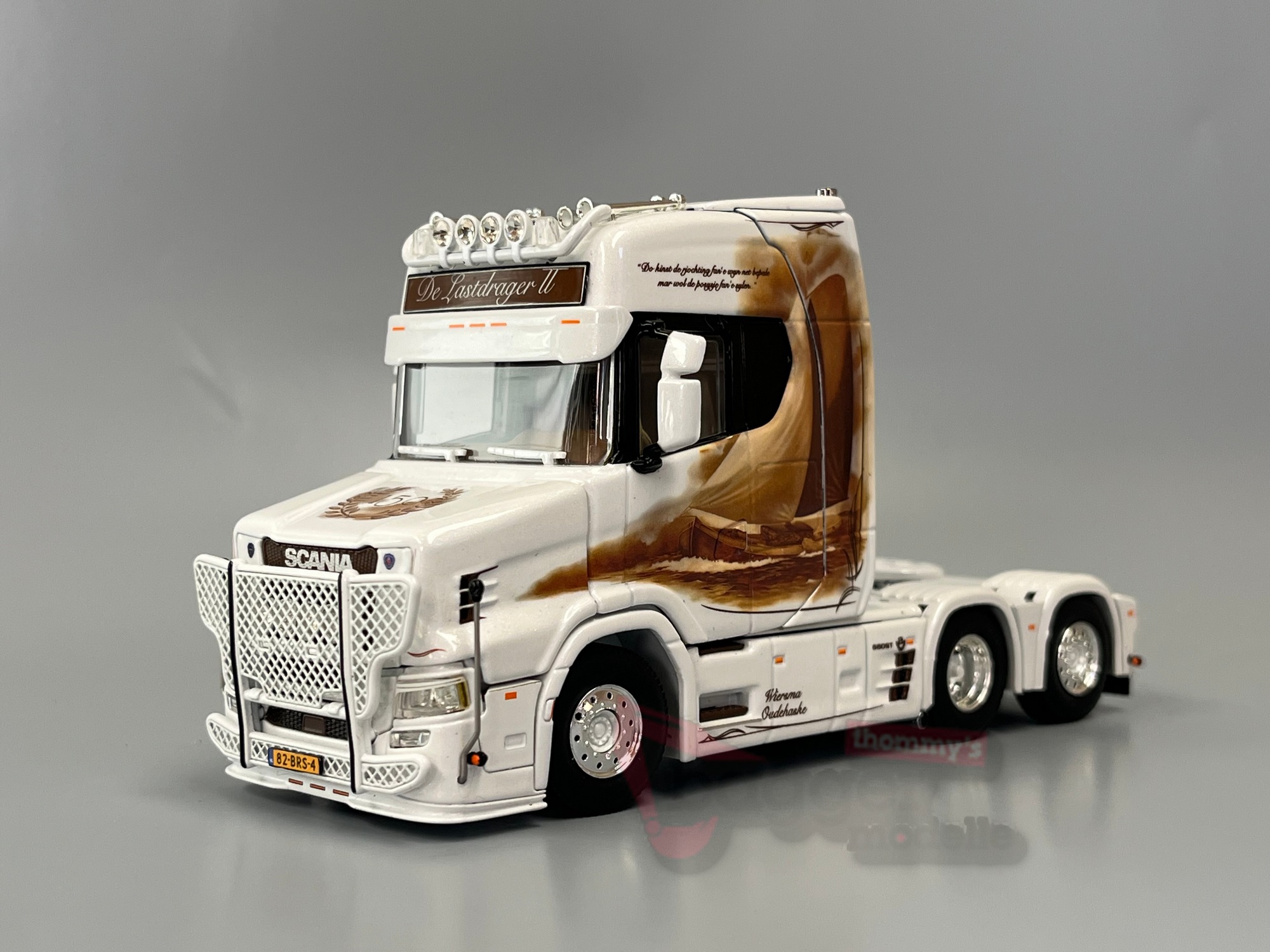 01-4500 - WSI - Scania - Vlastuin Torpedo 6x2 Zugmaschine "Wiersma `De Lastdrager II "NL