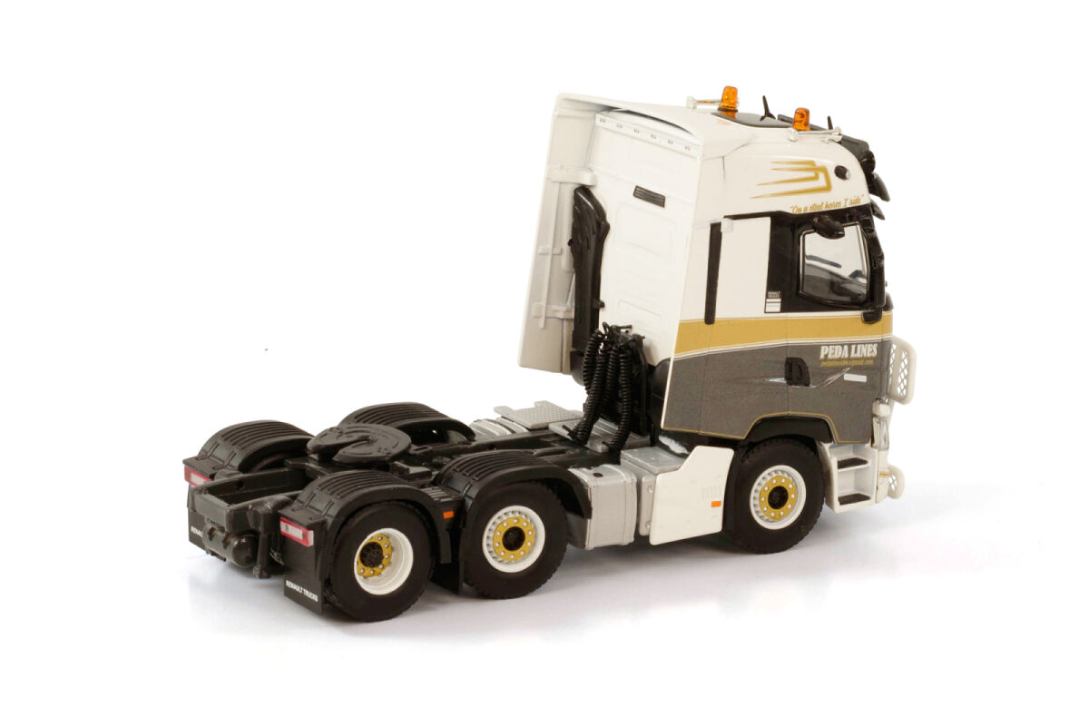 01-3671 - WSI - Renault T High 6x2 3achs Zugmaschine "Peda Lines "- B -