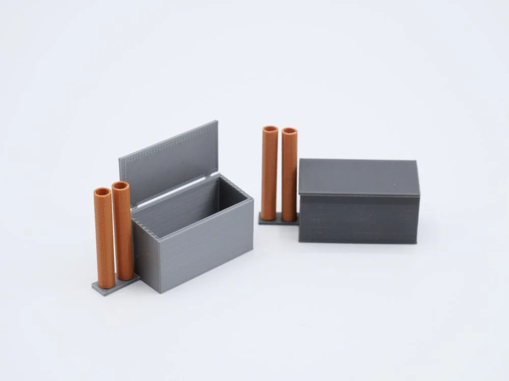 150195 -3D Druckfaktory - Transportbox mit Rohren für Pritsche 