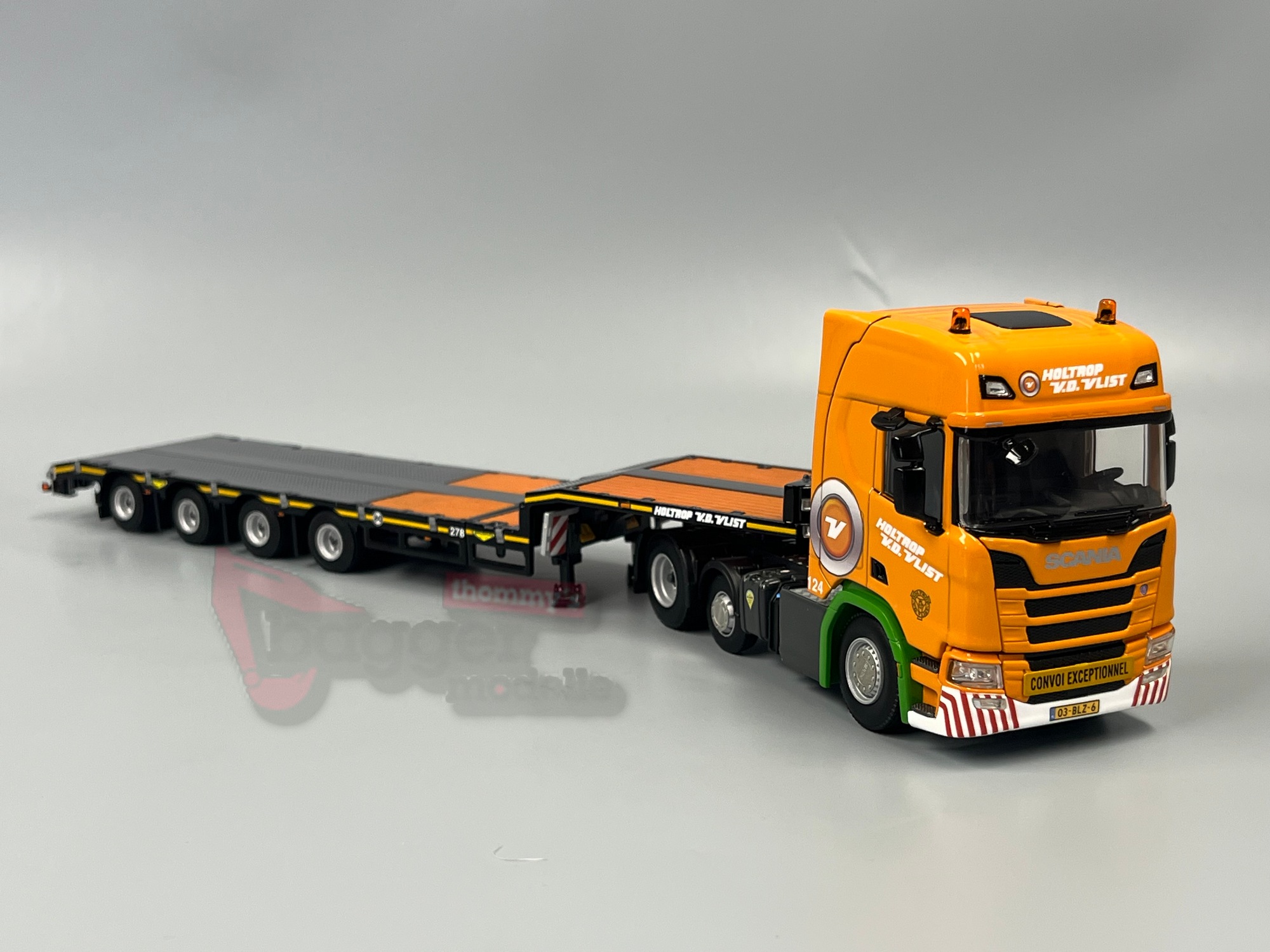 01-4956 - WSI - Scania R Highline CR 20H Semi Tieflader 4achs "Van der Vlist"