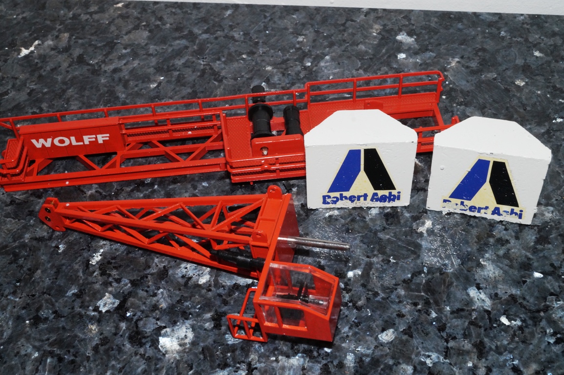 2030-3 -Conrad - Wolff MAN GHH  Turmdrehkran Katzausleger "Aebi"