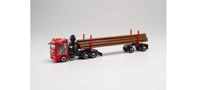 314008 - Herpa - MAN TGX XLX Euro 6c Langholztransporter "Wurm Holztransporte