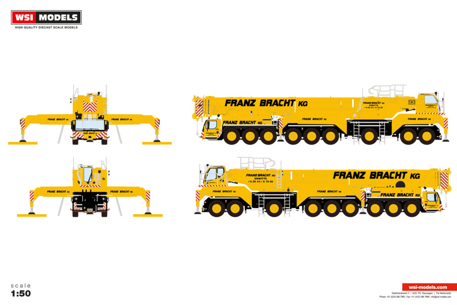 51-2186 - WSI - Liebherr LTM 1750-9.1 Mobilkran "Franz Bracht"