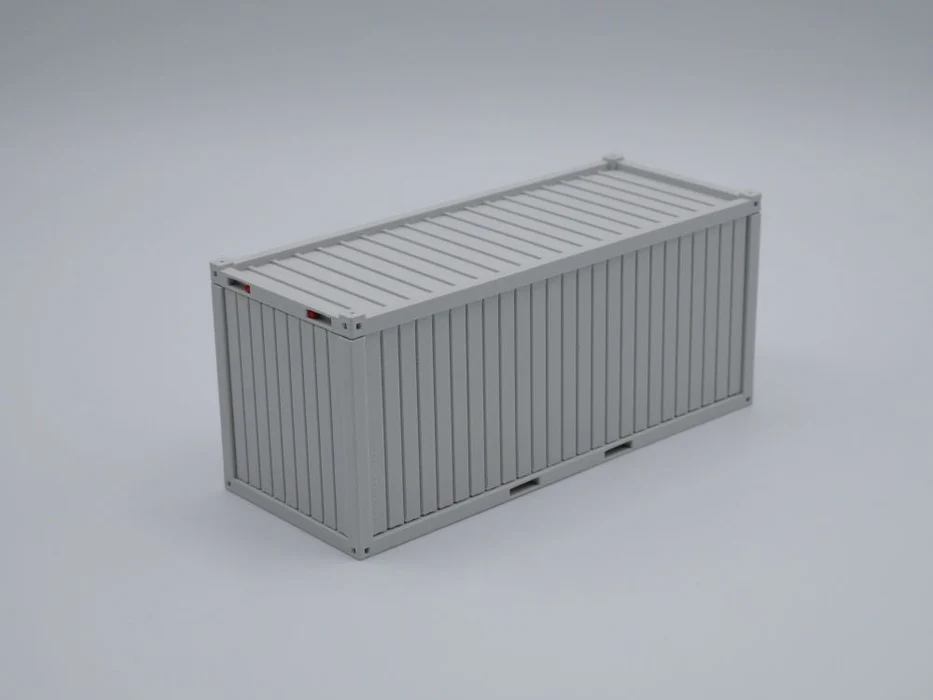 150582 -3D Faktory - Bürocontainer Typ 2 - Baucontainer - Maßstab 1:50 - Farbe: lichtgrau