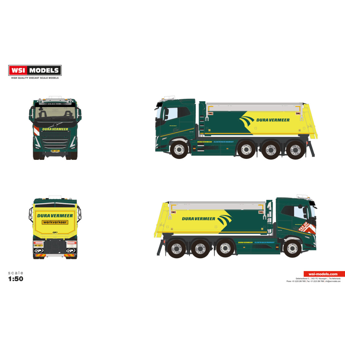 01-5294 - WSI - Volvo FH5 MY2024 Electric 4achs Kipper - Dura Vermeer - NL