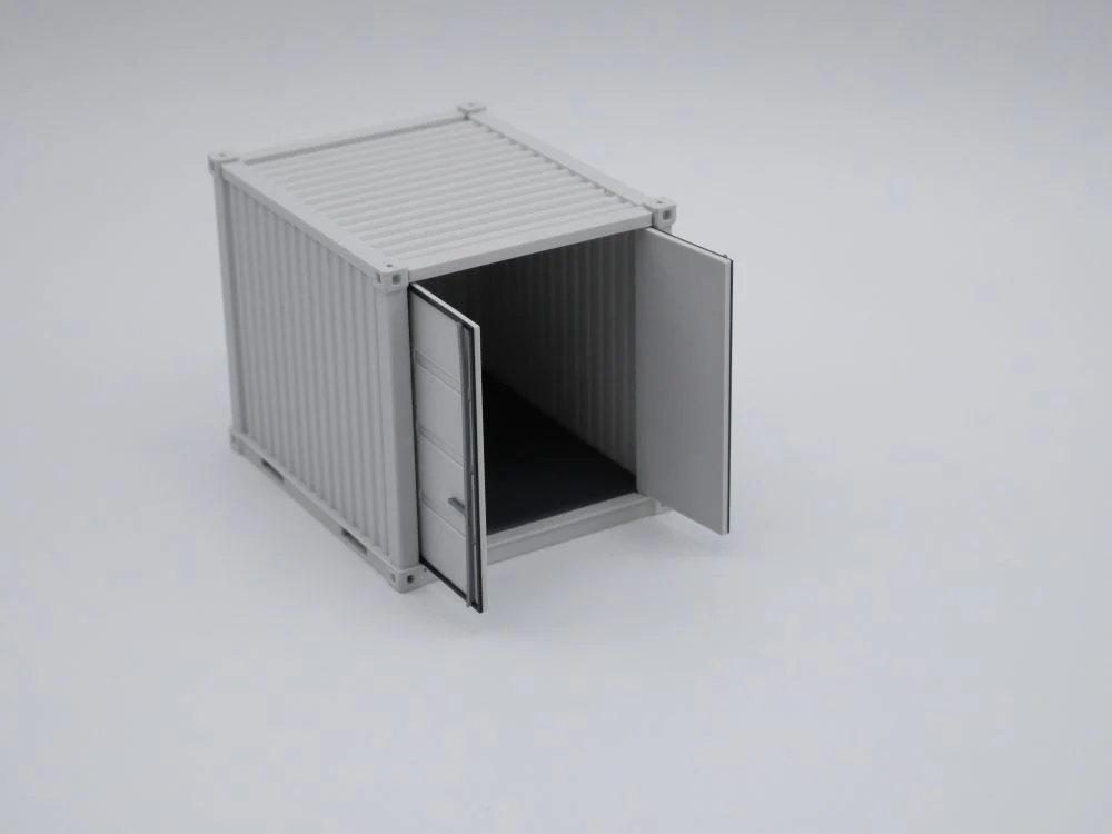 150550 -3D-Druckfactory -Materialcontainer / Lagercontainer / Seecontainer / lichtgrau"