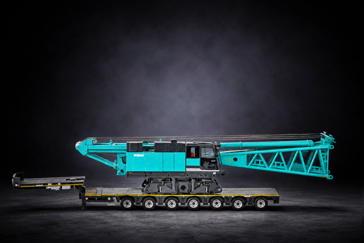 31-0323 - IMC - Kobelco CKE 1350G Gittermastraupenkran