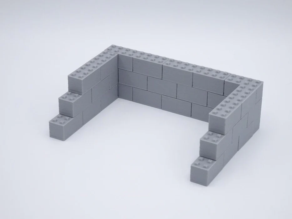 150150 - 3D-Druckfactory - Betonblocksteine / Betonsteinbox - Maßstab 1:50 - 30 Stück