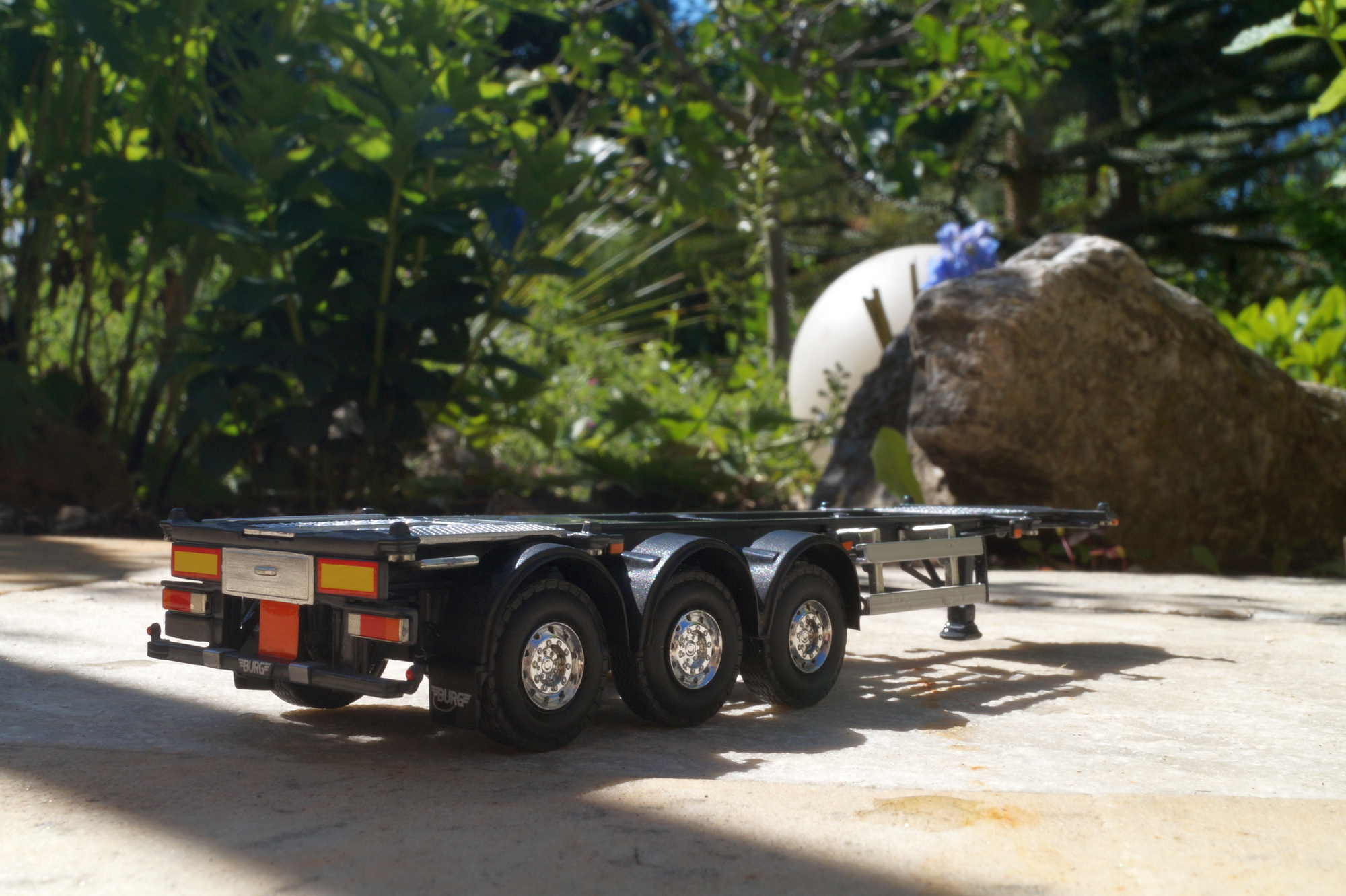 Zubehör Container Auflieger 3achs