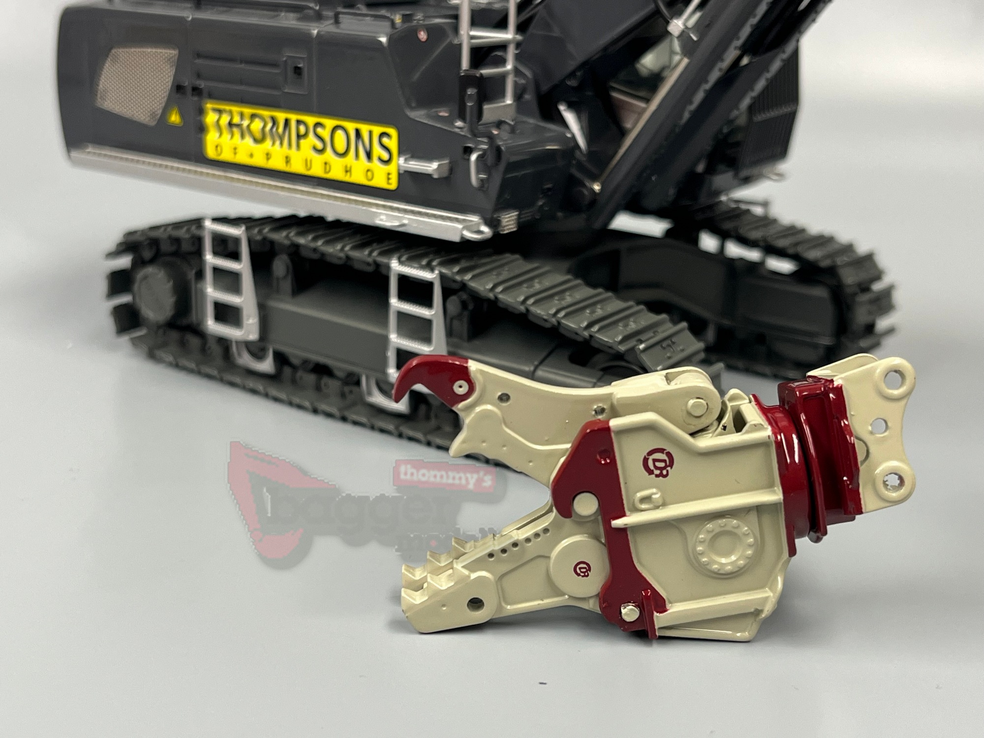62-2013 - WSI - Liebherr R 970 SME Raupenbagger mit Tieflöffel und Abbruchzange - Thompsons - GB