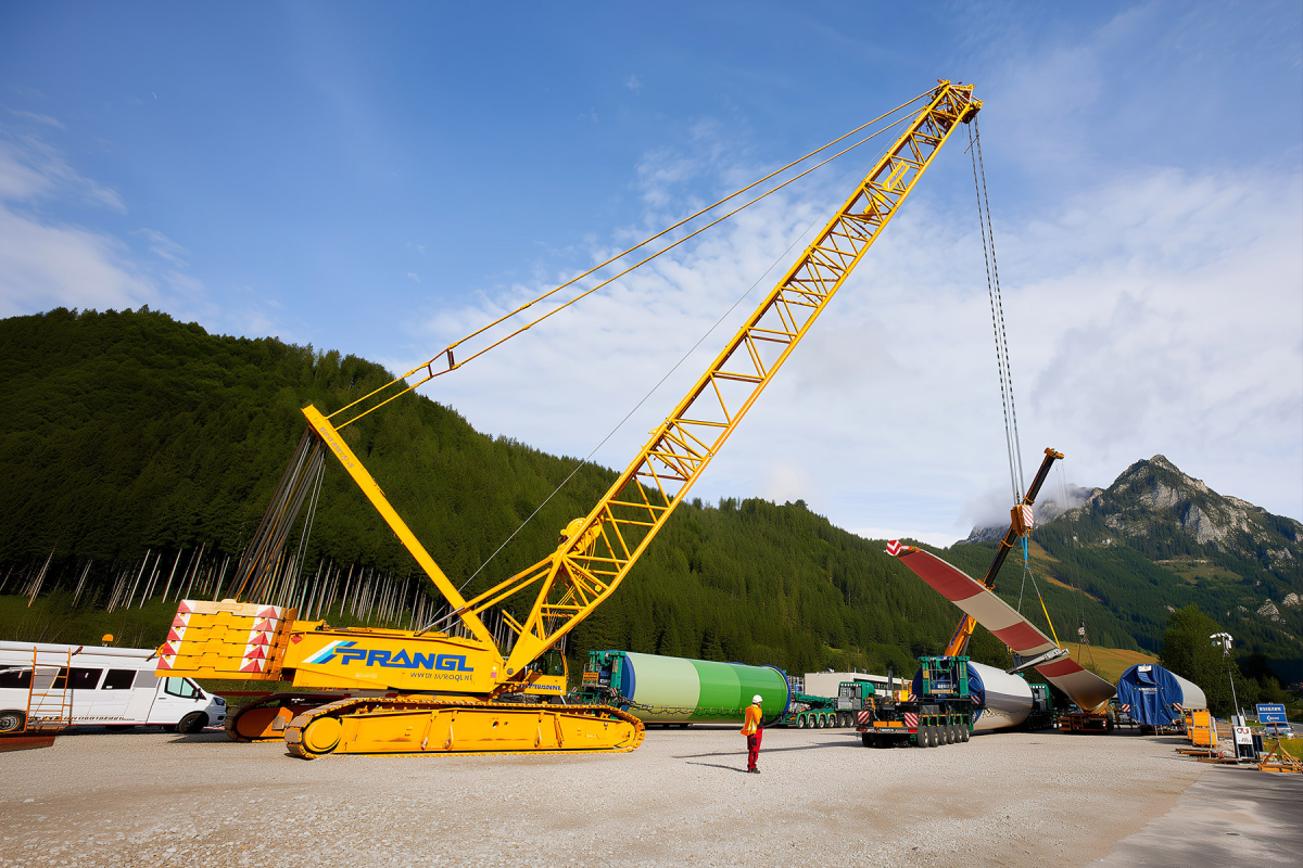 32-0268 - IMC Models - Tadano Demag CC 2800 Gittermastraupenkran - Prangl - AT