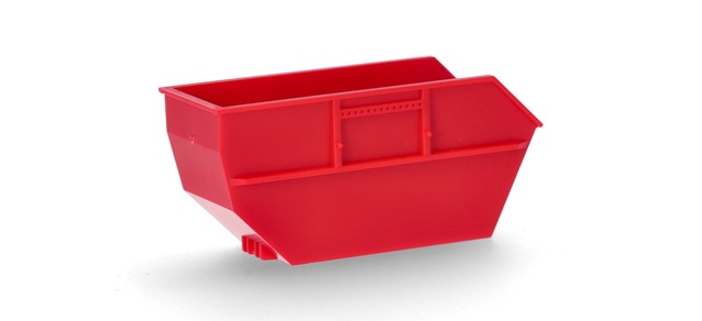 054614 -Herpa - Absetzmulde groß (2 Stück), rot