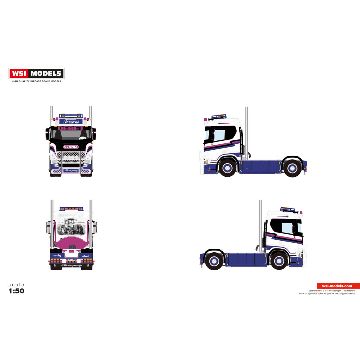 01-5696 - WSI - Scania R N 4x2 Zugmaschine - Franzoni - IT