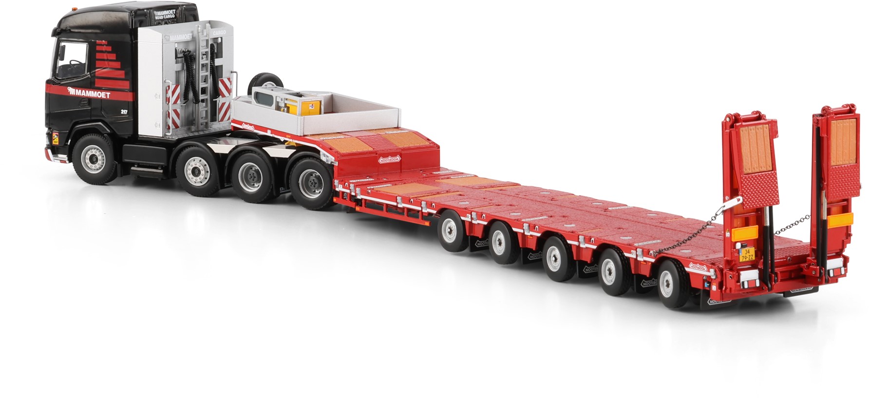 410348 - WSI - DAF XG 8x4 mit 5achs Nooteboom Tieflader Manoovr - Mammoet