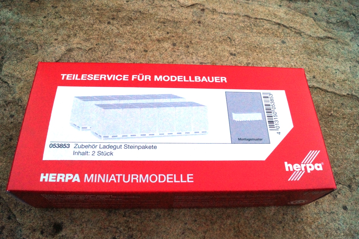 053853 - Herpa -Zubehör Ladegut Steinpakete, 2 Stück