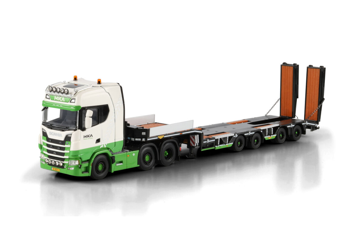 01-5299 -WSI - Scania S Highline CS 20H Doppellenker-Tieflader - 4 Achs - HKA -NL
