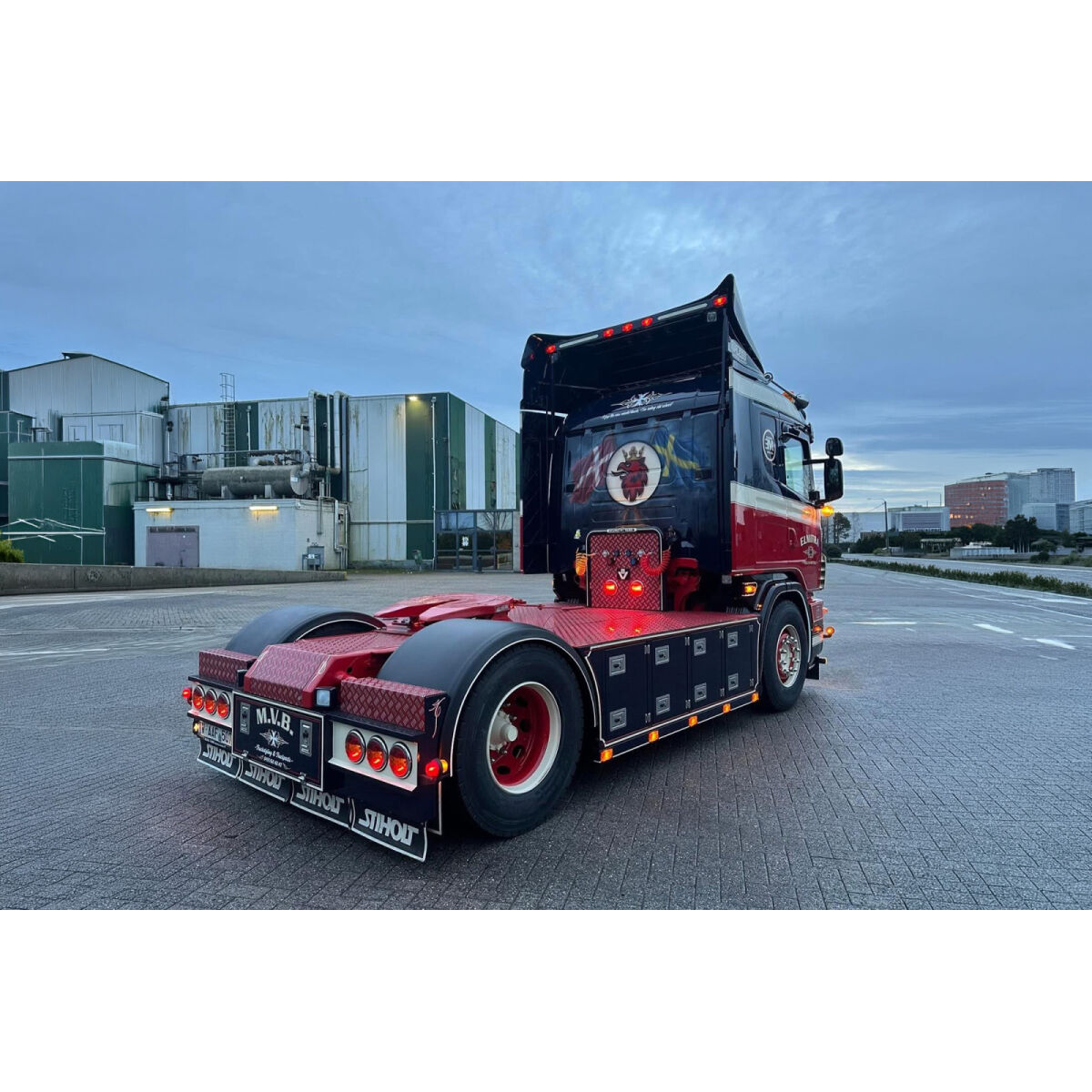 01-5398 - WSI - Scania 4 Serie Flachdach 4x2 Zugmaschine - Elmitra - BE
