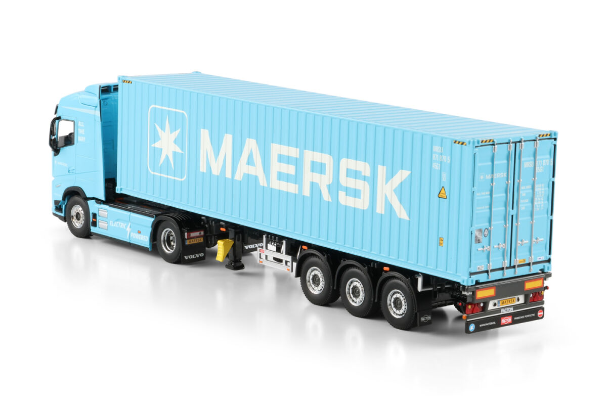 04-2264 - WSI - Volvo FH Aero Globetrotter Electric 4x2 mit 40FT Containerauflieger - Maersk - DK