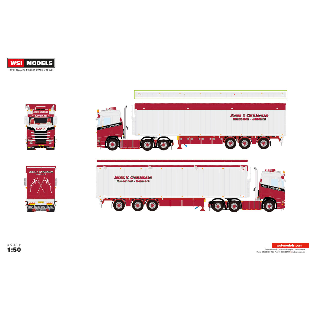 01-5442 - WSI - Scania S Normal CS20N 6x2 mit 3achs Schubbodenauflieger - Jonas V. Christensen - DK