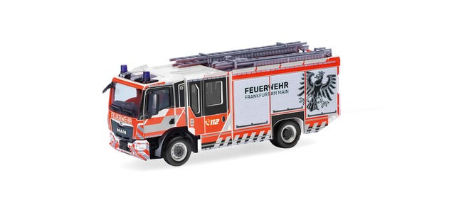 099721 - Herpa - MAN TGM CC Ziegler Z-Cab Löschfahrzeug "Feuerwehr Frankfurt/Main"