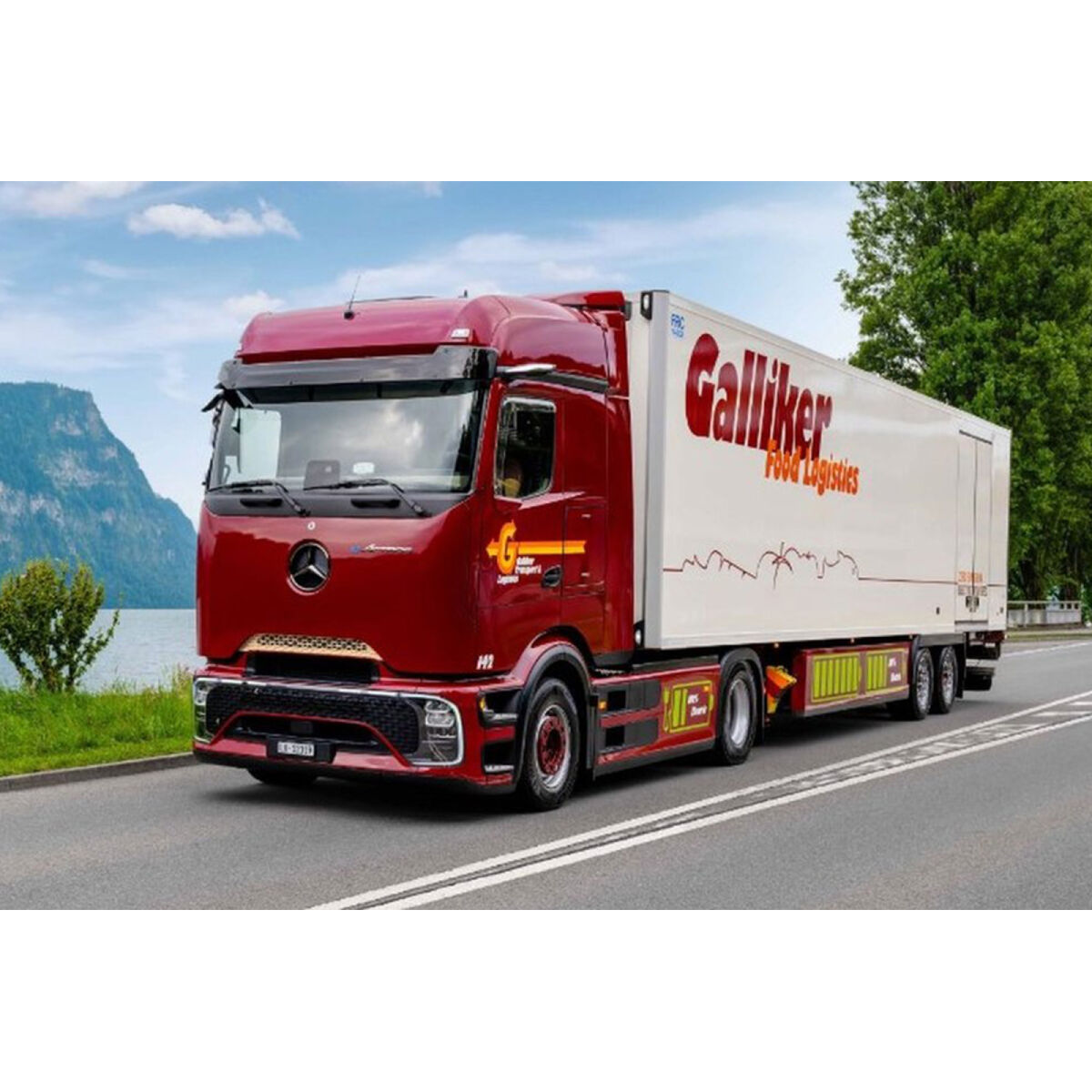 01-5320 - WSI - Mercedes-Benz E Actros 600 Procabine mit 2achs Kühlkoffer - Galliker - CH