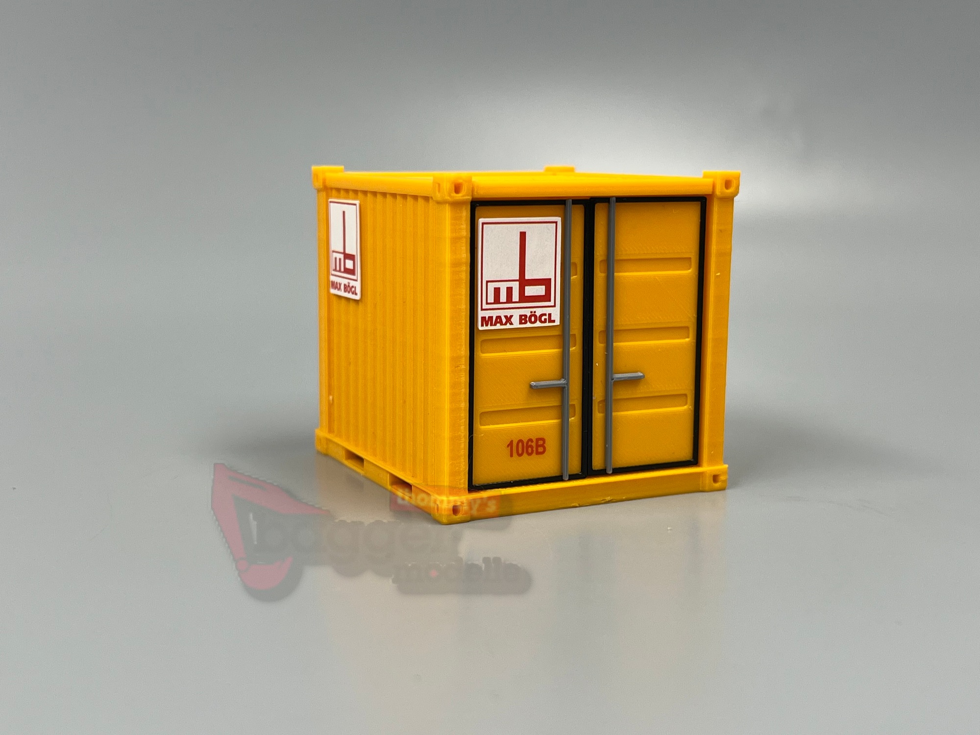 150557B -Thommys - Materialcontainer / Lagercontainer / Seecontainer 8ft - Maßstab 1:50  "Max Bögl" 
