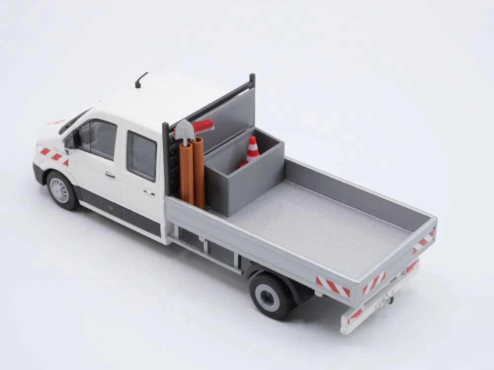 150195 -3D Druckfaktory - Transportbox mit Rohren für Pritsche