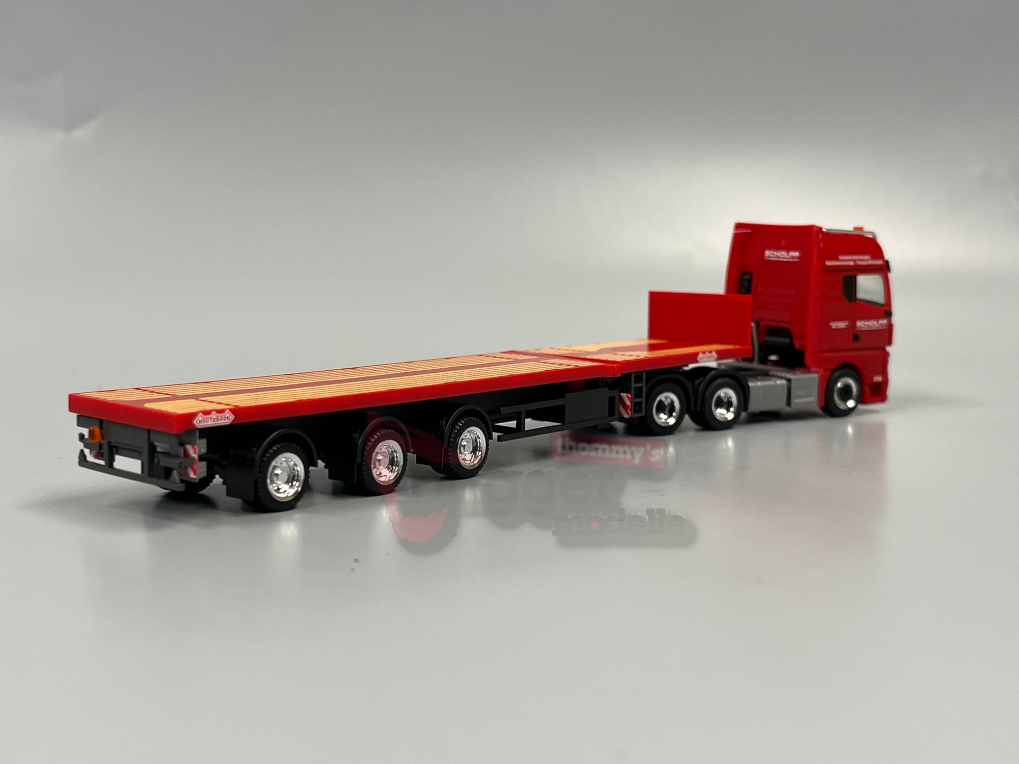 319508 - Herpa - MAN TGX GX Teletrailer-Sattelzug "Scholpp"