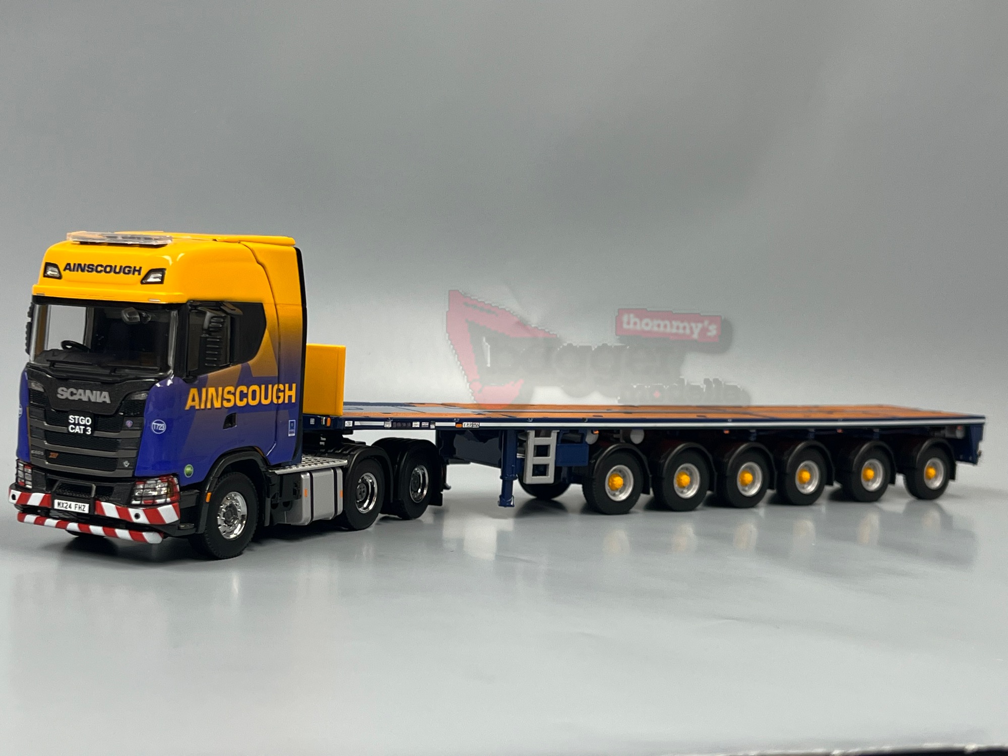 01-5252 -WSI - Scania S Highline CS20H 6achs Ballasttrailer "Ainscough Crane Hire"