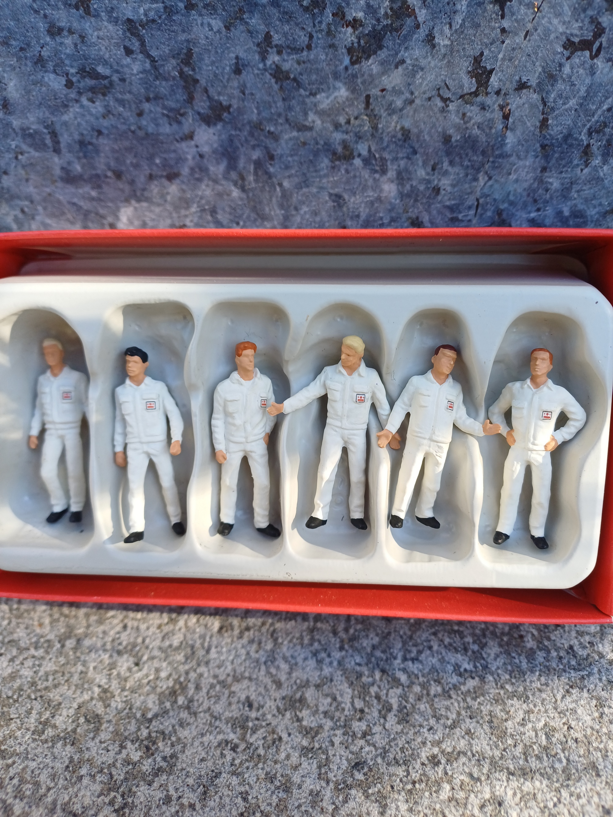 10157 -Zubehör - Monteure Figuren Set  6 Stück"Terex -O&K weiß