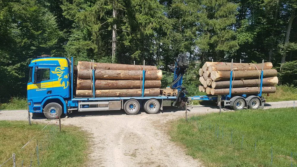 89219 - Tekno - Scania R500 3-2achs Kurzholzanhängerzug - Martin Wittwer - CH