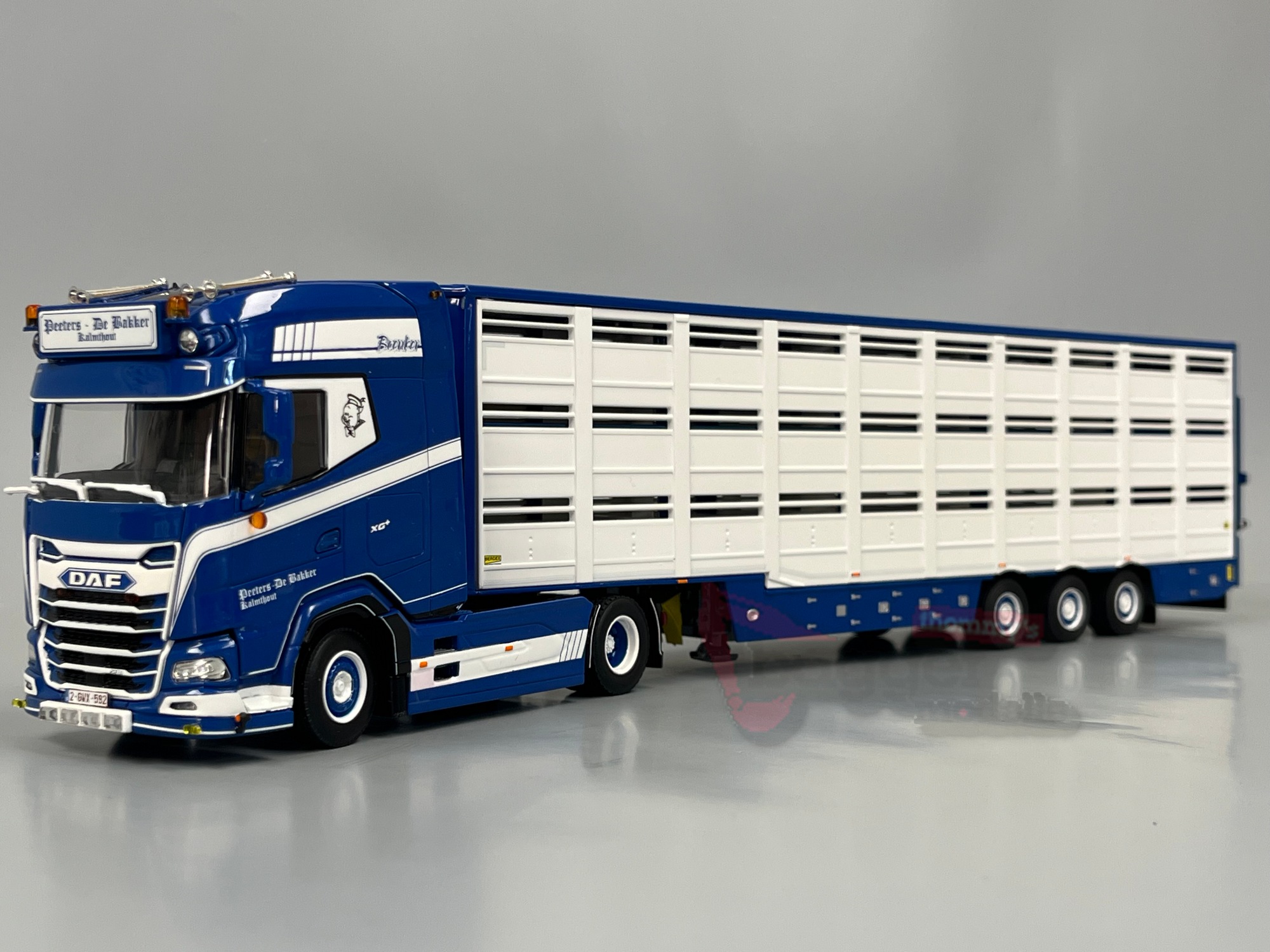 01-5191 - WSI -DAF XG +MY25 Viehtransporter "Peeters de Bakker "BE"