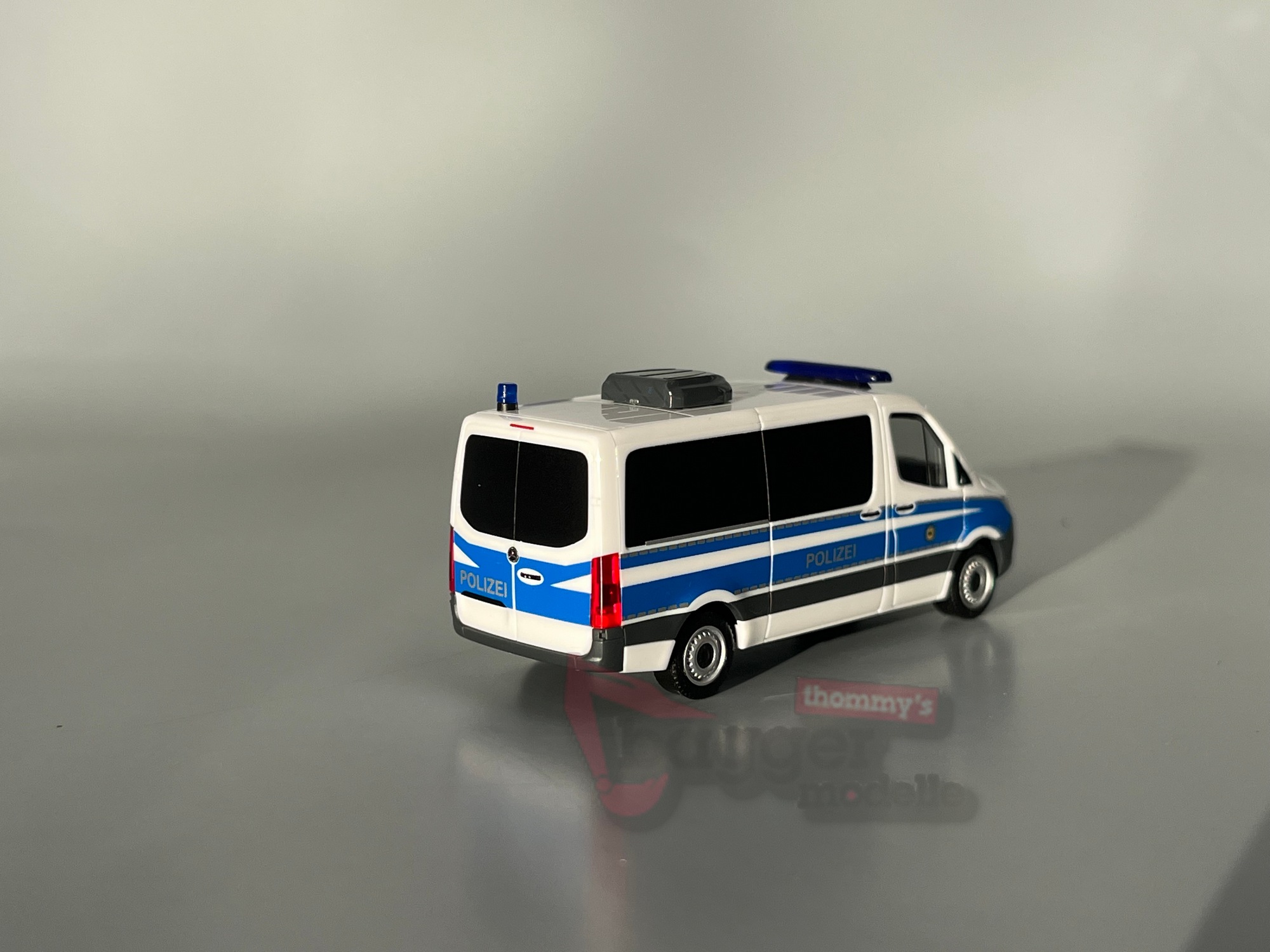 099127 - Herpa - Mercedes Benz Sprinter 18 Bus Flachdach "Bundespolizei"