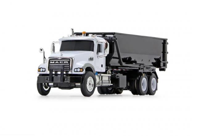 800343 -FG -MACK Granite mit Abrollcontainer, weiß-schwarz
