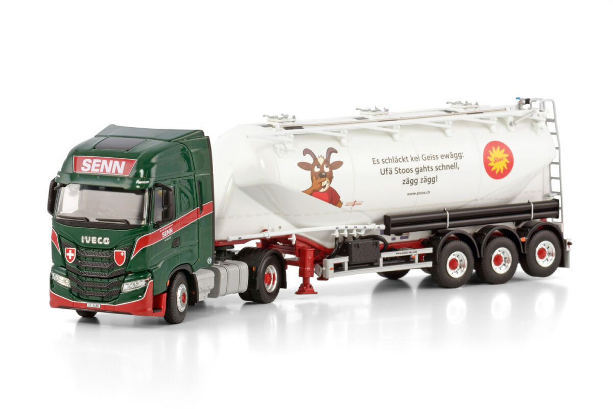 02-3292 -WSI - Iveco S-Way AS High Siloauflieger 3achs - SENN -CH