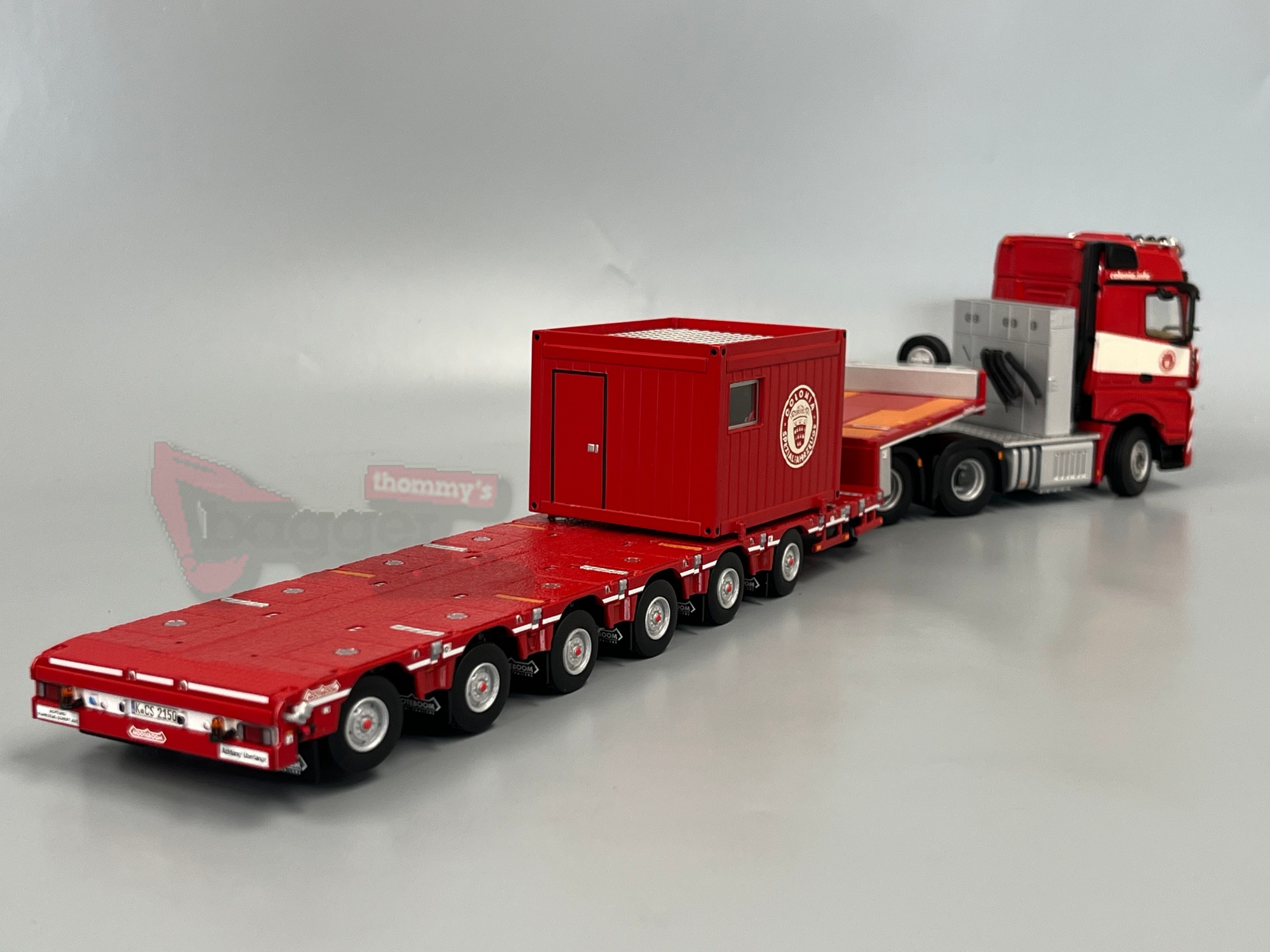 01-5018 - WSI - Mercedes Benz Arocs BigSpace 6x4 mit 6achs Manoovr Tieflader - Colonia - DE