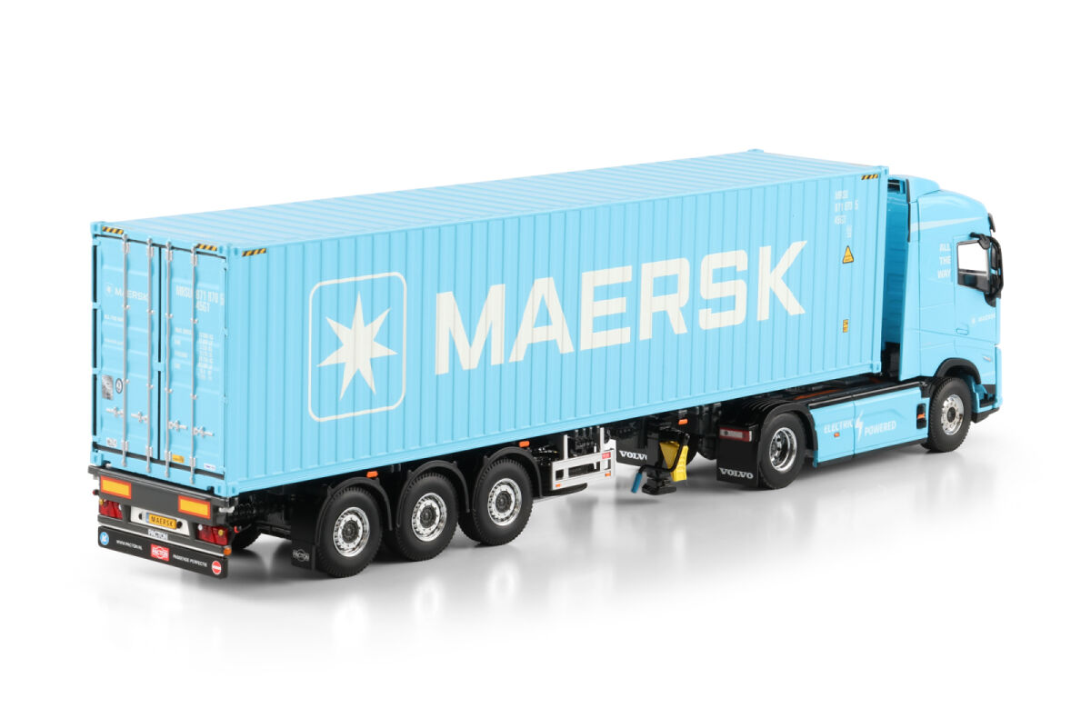 04-2264 - WSI - Volvo FH Aero Globetrotter Electric 4x2 mit 40FT Containerauflieger - Maersk - DK