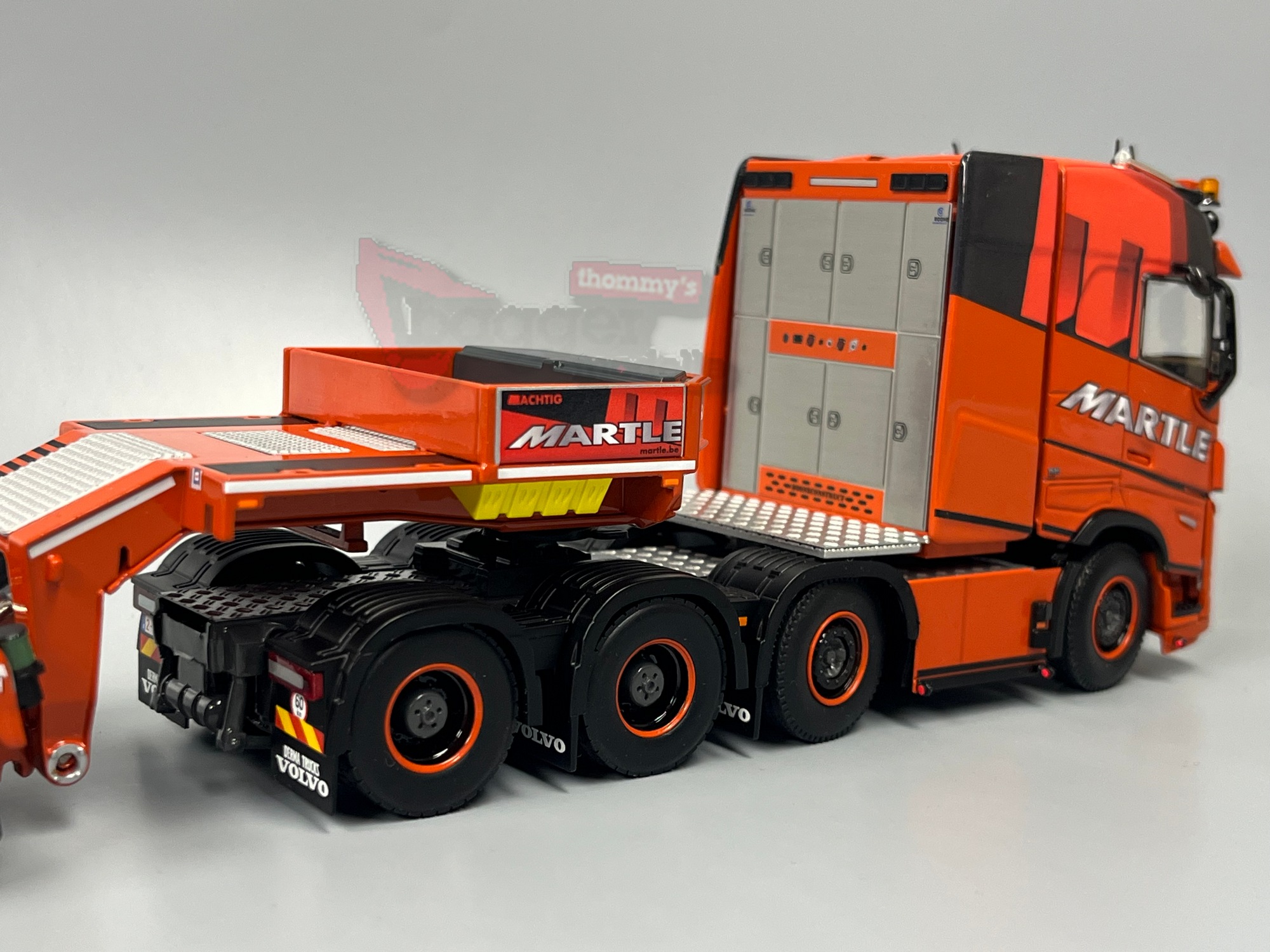 01-5052 - WSI - VOLVO FH 5 GL XL Tieflader mit Dolly 2achs - 5 achs "Martle "BE