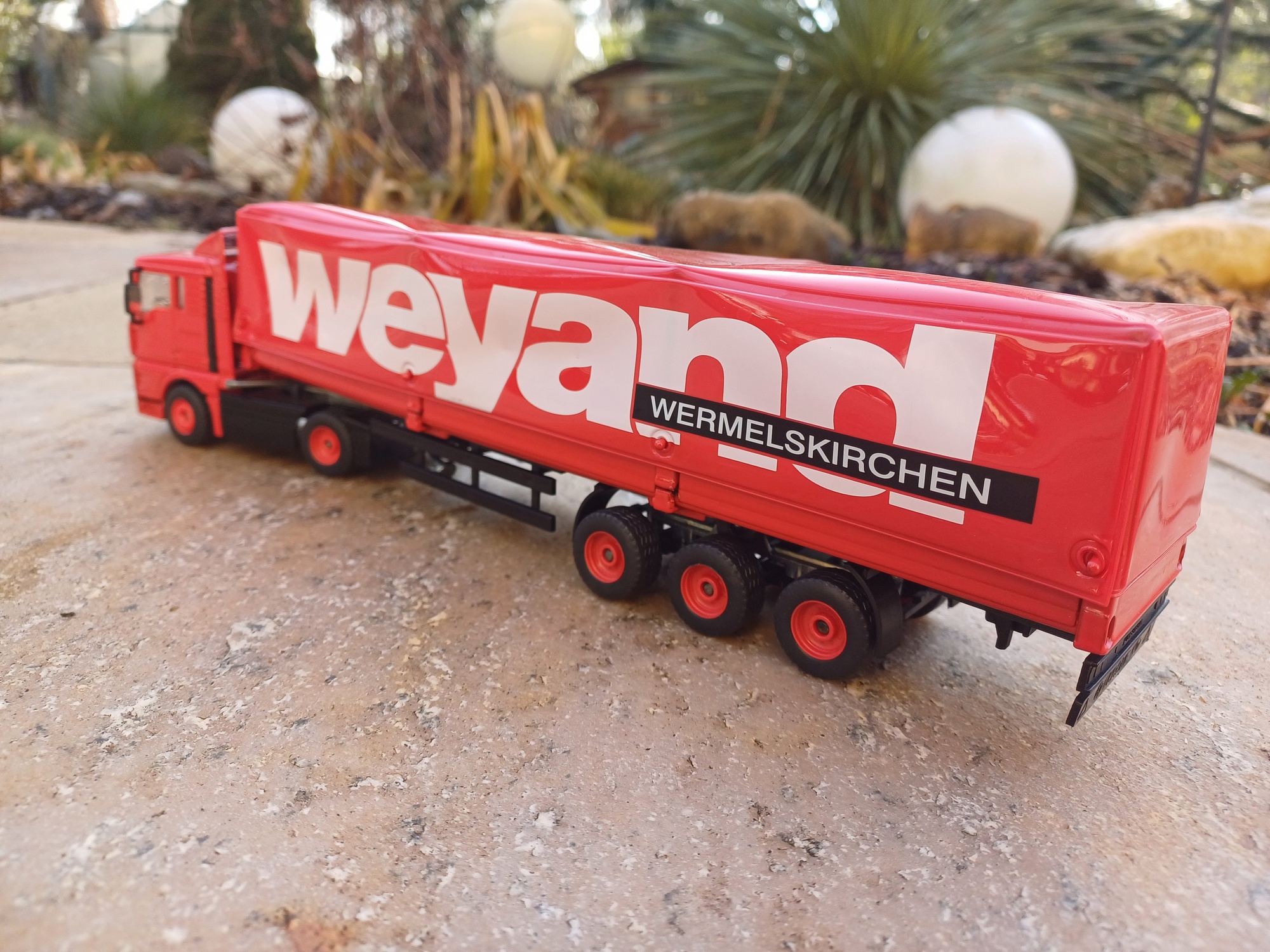 MAN 2achs mit 3achs Planenauflieger "Weynad Wermelskirchen