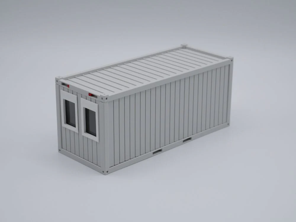 150581 -3D-Faktory - Bürocontainer - Baucontainer 1:50 lichtgrau