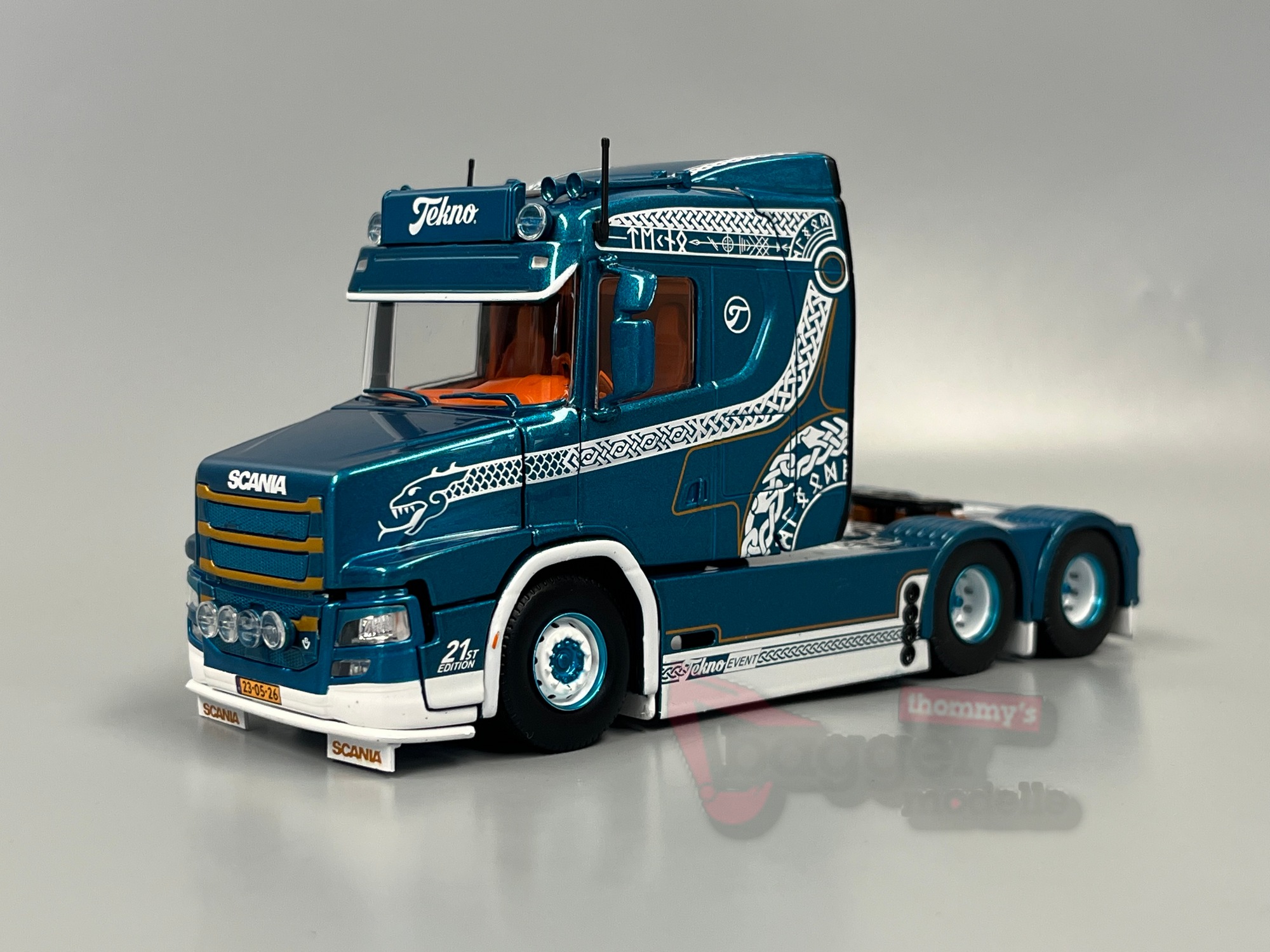 90180 - Tekno - Scania 3achs Zugmaschine Hauber - Tekno Event 2026