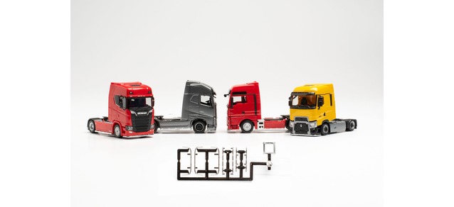 054232 - Herpa -ZUBEHÖR SIDEBARS UND LOWBARS FÜR ZUGMASCHINEN (INHALT 3 STÜCK)